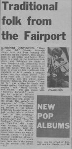 Melody Maker review of Liege and Lief