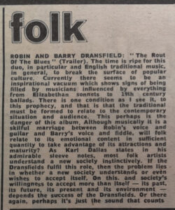Melody Maker review