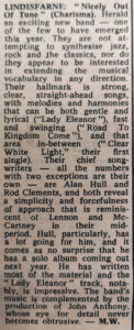Melody Maker Review