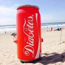 Soft Drink Can With Diabetes As the Product Name
