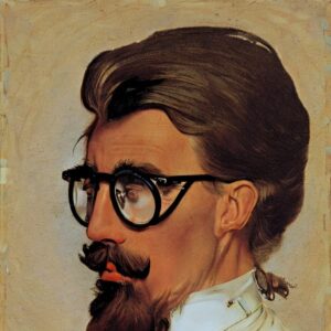 The Writer By Norman Rockwell