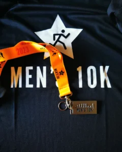 Finisher's shirt and medal