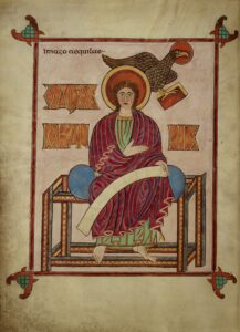John the Evangelist from the Lindisfarne Gospels